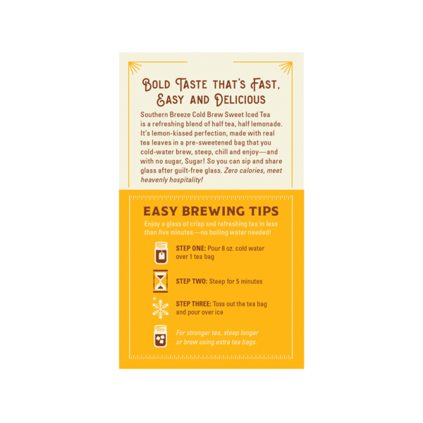 Half & Half Cold Brew Sweet Tea