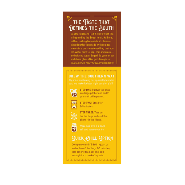 Half & Half Sweet Tea - Sugar Free