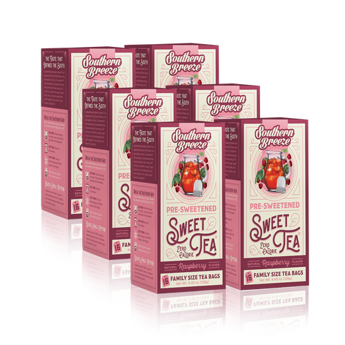 6 Pack Raspberry Sweet Tea - Sugar Free